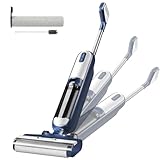 NEWBULIG Cordless Wet Dry Vacuum Cleaner, All in One Vacuum Mop for Hard Floor, Vac Mops with Auto Self-Cleaning, Dual Water Tank, Anti-Tangle Design, Dual-Sided Edge Cleaning, 35 Mins Rumtime