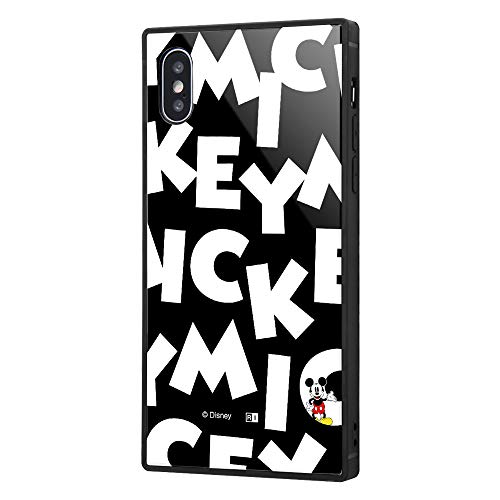 iPhone XS/X /『ディズニーキャラクター』/耐衝撃ガラスケース KAKU/『ミッキーマウス/I AM』