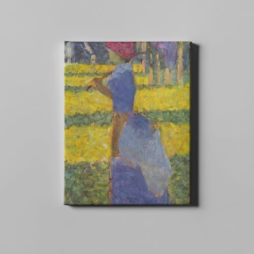 Georges Seurat Femme avec parasol grande toile pour sublimer votre salon moderne