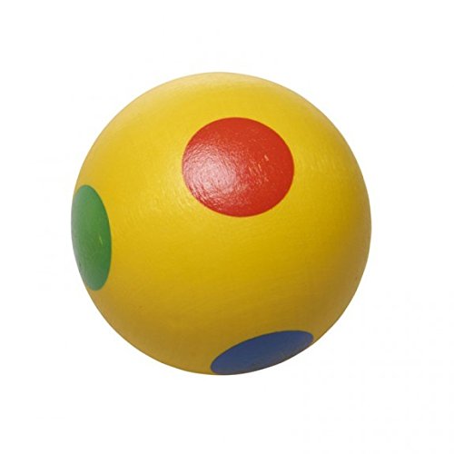 NIC - Ball, 45 mm, Gelb, Spotted Spielzeug zum Ziehen (2198)