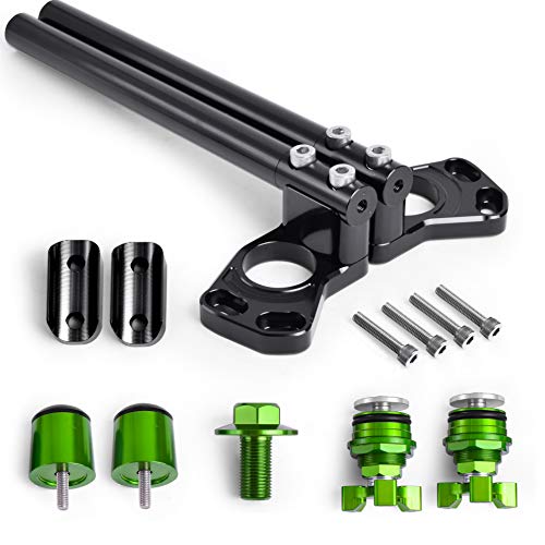 Demi Guidon Moto 37mm Guidon Bracelet 22mm pour Kawasaki Ninja 250 Ninja 300 Fourche 37mm Accessoires de Moto 2008-2018 - Image 7