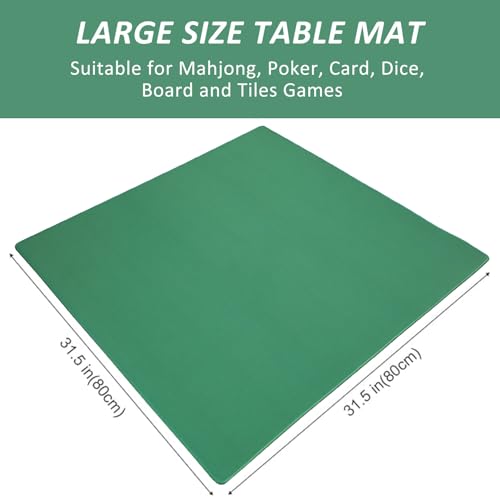 Rack y empujador de Mahjong todo en uno con tapete y 3 dados miniatura 7