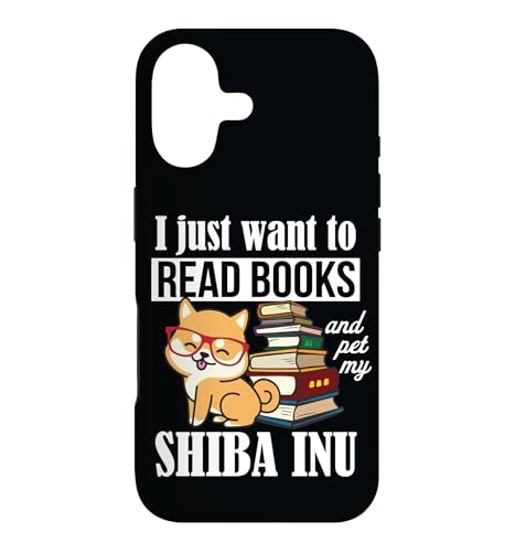 Funny Kawaii Womens Kids Read Books Pet My Shiba Inu Lover �X�}�z�P�[�X iPhone 17 �p