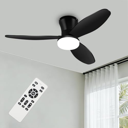 Small 42-Inch Ceiling Fan with Light & Remote