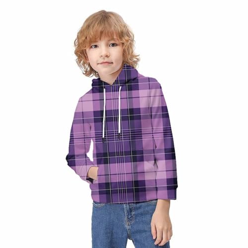 Hoodie Impression 3D Enfant Confortable | Pull Capuche avec Poches Durables 7-9Y - 3