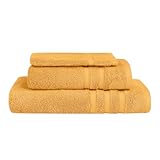 Photo Gallery sensei maison - set da bagno, 3 pezzi, 600 g/m² sensilk, colore: caramello Photo Gallery sensei maison - set da bagno, 3 pezzi, 600 g/m² sensilk, colore: caramello