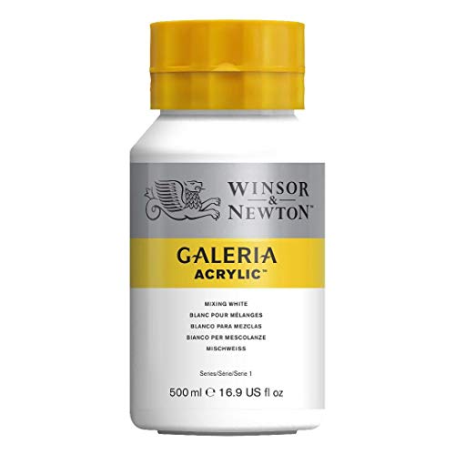 Winsor & Newton Galeria 2150415 Akrylfärg, Vit, 500 ml