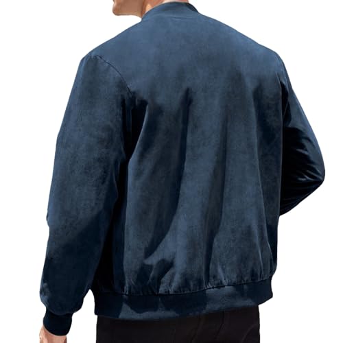 Maiyifu chaqueta casual ligera con cierre para hombre miniatura 3
