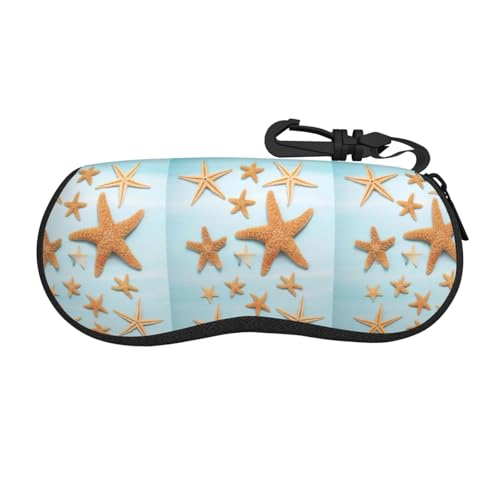 SHuWeiD 3D Beautiful Maritime Summer - Funda protectora flexible para gafas, joyas, cosméticos, color negro, talla única, Negro, One Size