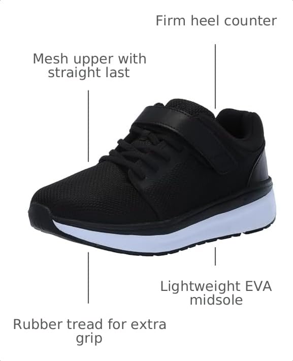 Image of Propet Mens Ultimate Fx Slip On Running Sneakers Shoes - Black