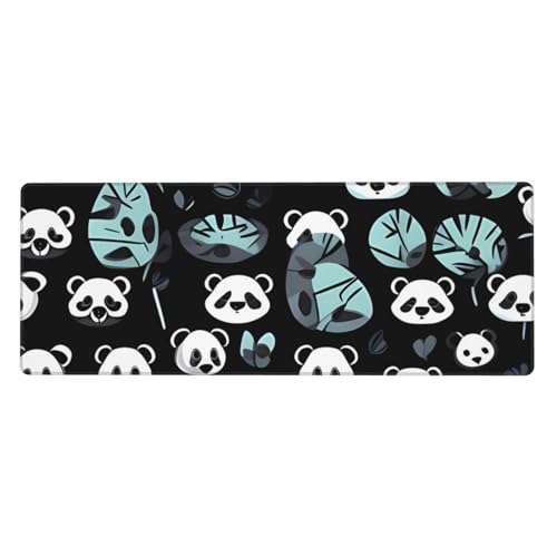 Tapis de souris panda idéal pour le bureau et ordinateur portable