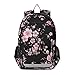 ALAZA Cherry Blossom Sakura Floral Laptop Backpack Purse for Women Men Travel Bag Casual Daypack with Compartment & Multiple Pockets