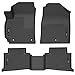 Husky Liners ? Weatherbeater | Fits 2021-2023 Kia Seltos - Front & 2nd Row Liner - Black | 95801