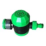 Riego preciso: este temporizador de riego compacto es adecuado para extremos de manguera de jardín, que se puede utilizar para el control de aspersor de césped de jardín. Puede ahorrar tiempo y ahorrar agua todos los días.