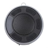 Vilgftyiet IPX7 Wasserdichter Dusch-Lautsprecher, RGB-Licht, Bluetooth-Lautsprecher mit Saugnapf, 360°-Stereo-Sound, tragbarer kabelloser Lautsprecher für Badezimmer, Pool-Party, 10 Stunden Spielzeit