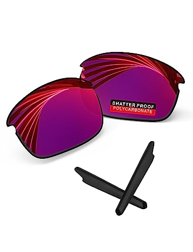 Image of PRO+ Polycarbonate Replacement Lenses & Ear Socks for Oakley Bottle Rocket OO9164 Sunglass