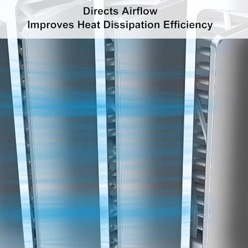 Ac Air Deflector Outdoor, Round Window Ac Deflector Stainless Steel, Air Conditioner Vent Deflector, Heat Dissipation Shutter for AC Compressor and Condenser Grilles, Thickness 0.03 in(53cm/21in)