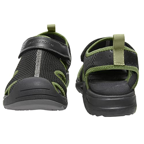 Image of CAMEL CROWN Men's Mesh Hiking Sandals Closed-Toe Beach Sandal for Athletic Outdoor Summer Waterproof