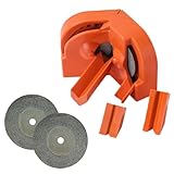 Multi-function Drill Bit Sharpener, 2026 Upgrade Handheld Drill Bit Sharpening Tool with 2 Grinding Wheels, Drill Bit Sharpener for All Bits(5/64''- 5/8'') (A)
