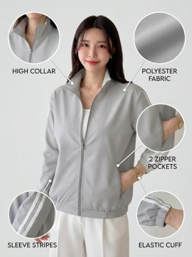 Image of MAYKR Women Full Sleeve Windcheater Jacket
