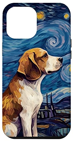 Beagle Dog Starry Night Van Gogh Beagle Dog Case for iPhone 12 Pro Max