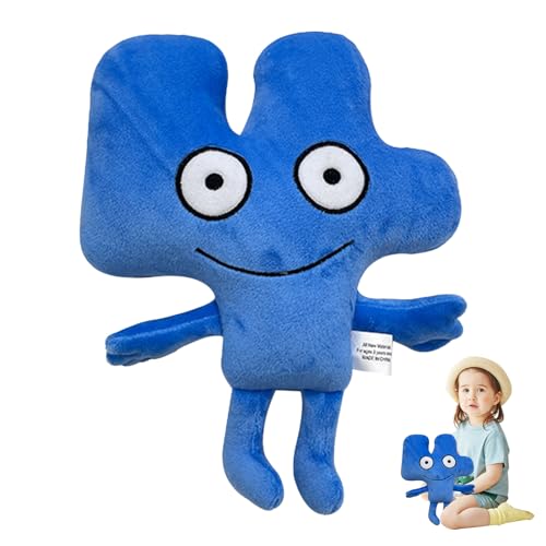 Bf-fdi Plush Toy - 1/2pcs B-f- Dre-am-Isl-and Plushies | Arabic Numeral Four Plushies,Hit Cartoon Show Bat-tle-for-Dream-Island Series Role Peripheral Plush Doll | Cute Stuffed Figure Doll For Fans