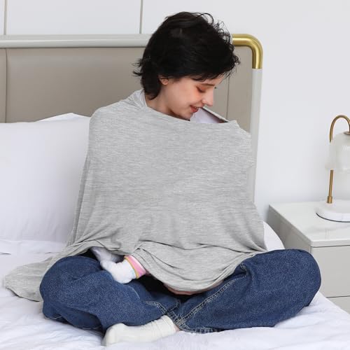 image for Seejoy Nursing Cover for Breastfeeding, 360°Full Coverage Nursing Pon