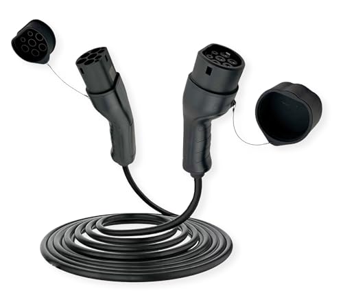 Câble de recharge type 2 ROLINE pour voiture électrique monophasé 32A 7,4 kW