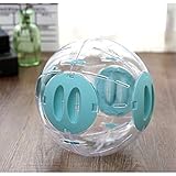 【Bola transparente】: las mascotas pueden jugar en la bola de hámster transparente y grande, y el propietario puede ver cualquier movimiento de la mascota. ¡Es maravilloso!