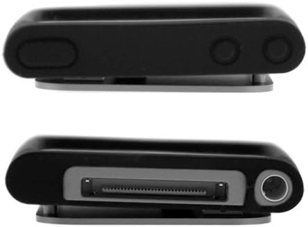 GTMax Durable Soft Rubber Silicone Skin Cover Case for Apple iPod Nano 6th Generation 8GB,16GB - Black