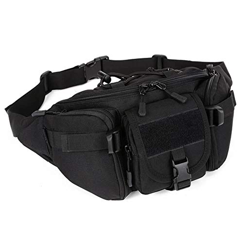 Waist Bag, Tactical Bumbag Molle Military Large Waterproof Fanny Pack Bum Bag for Outdoors Hiking Camping Running Walking Trekking