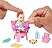 Barbie Skipper Babysitters Inc Baby Small Doll & Accessories, First Tooth Playset with Appearing & Disappearing Tooth