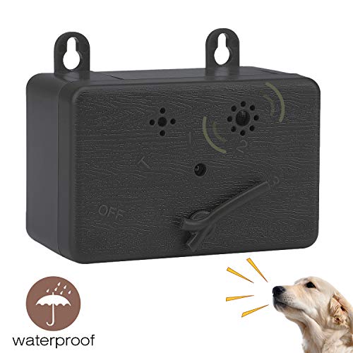 Besmon Anti Barking Control Devices Ultrasonic Dog Barking Deterrent Stop Barking Devices Outdoor