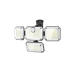 ソーラーライト 屋外 人感センサー 防水 自動点灯 【333LED 4面発光 分離型】