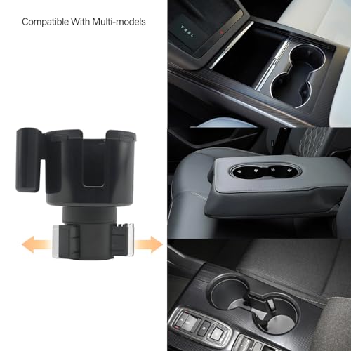 Expansor de Portavasos 2 en 1 para Auto con Soporte de Teléfono miniatura 6