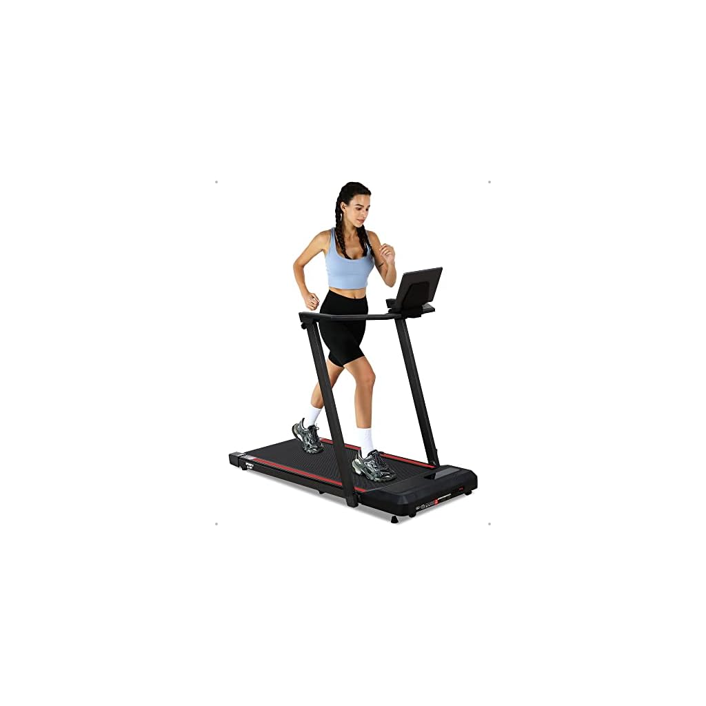 SPORTYFIT-2-in-1-Treadmill-06-75-MPH-for-Running-Walking-Remote-Button-Control-Space-Saving-Compact-Treadmill-for-Apartment