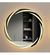 GXSDYYDS 100 × 70cm Miroir Salle De Bain Avec Eclairage, Miroir LED Salle De Bain Avec Variateur De Lumière Et Changement De Couleur Anti-buée, Miroirs Lumineux Demi Lune, IP54 Miroirs Connecté