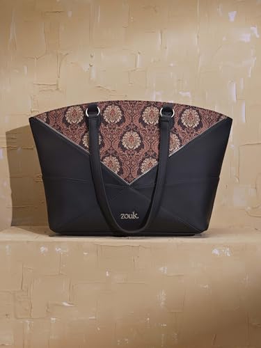 Image of ZOUK Rhea Kapoor Tote Bag - | Elegant Vegan Leather Tote for Women |