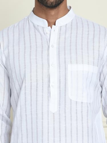 Image of Jompers Men's Cotton Striped Kurtas