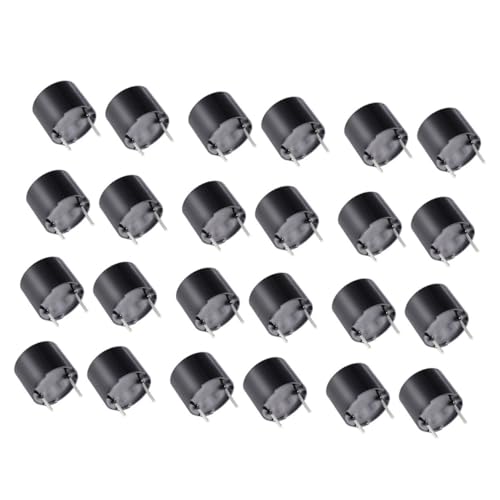 MUCKLILY 24pcs 5v Electronic Buzzer Alarm Horn Low Voltage High Sound Pressure for Electric Appliances Modificati