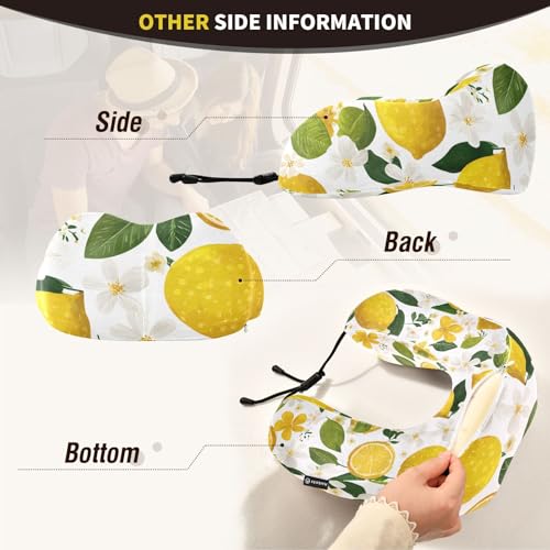 Almohada de espuma viscoelástica para viaje tamaño único miniatura 5
