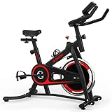 Orion Force A100 Spin Bike für zuhause mit LCD-Bildschirm, horizontal und vertikal verstellbarem Sattel, einstellbarem Widerstand, maximales Benutzergewicht 100 kg
