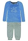  Kanz Jungen Bekleidungsset Sweatshirt 1/1 Arm + Jogginghose, Blau (Silver Lake Blue Melange 8015), 80