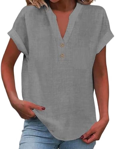 Linen Shirts for Women 2025 Vacation Beach Lightweight Gauze Tops Dressy Casual Loose Fit Comfy Blouse Y2k Tunic Linen Shirts for Women 2025 Vacation Beach Lightweight Gauze Tops Dressy Casual Loose Fit Comfy Blouse Y2k Tunic
