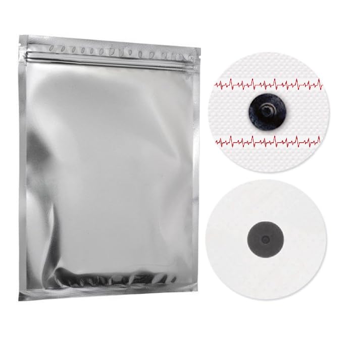 AmeriCan Goods 50/Pk White Round Cloth Electrode, 55mm Adult