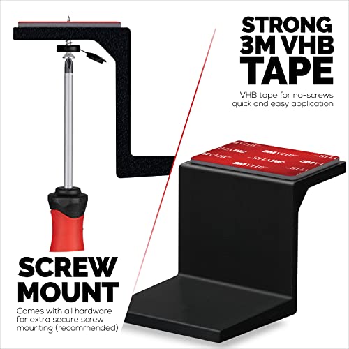 Support adhésif pour ordinateur portable robuste pour MacBook et Surface