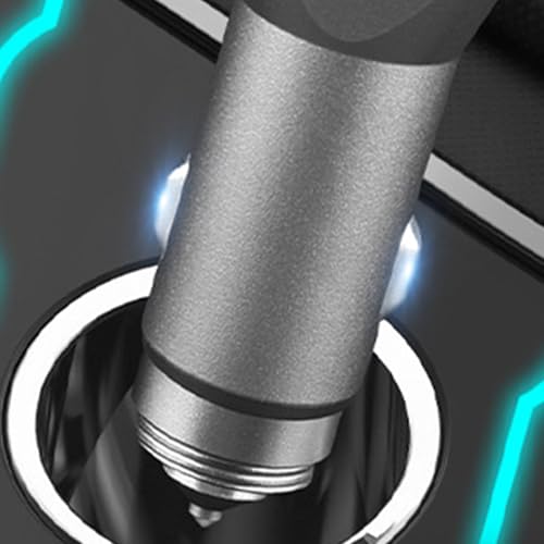 Cargador de coche USB y Tipo C con linterna LED dual 12V 24V 7