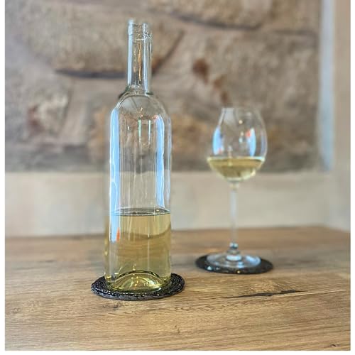 Miniatura 4 de Green Hobby Botella De Vino De 750 Ml Con Botella De Cristal De Corcho, Botella De Licor 12 Unidades Con Corcho, Blanco