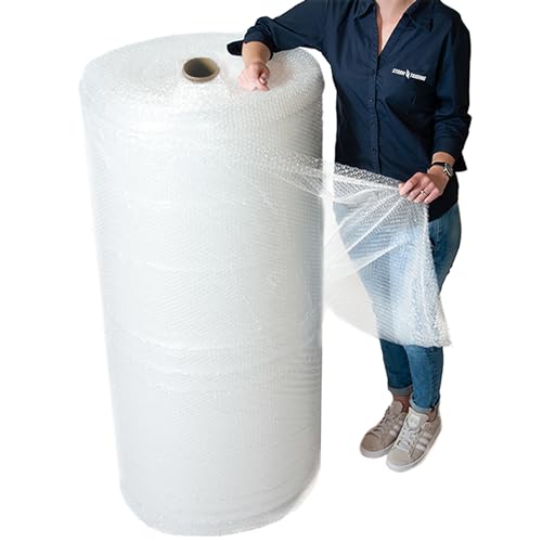 1 Meter Wide Packaging Roll of Large Bubble Wrap 1000mm x 50m Small