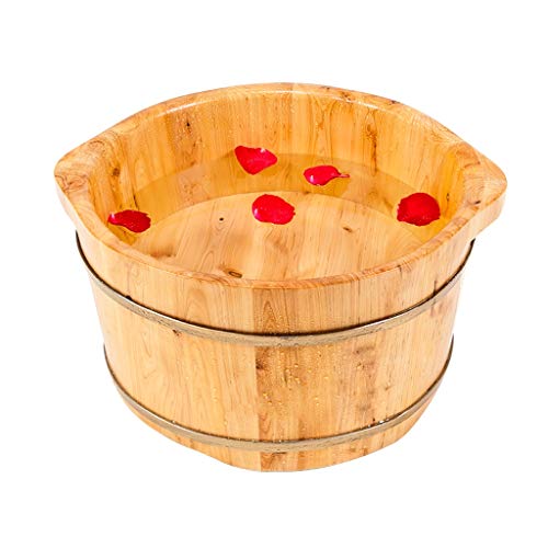 Spa de pies de madera para pedicure y masaje 21 cm miniatura 1